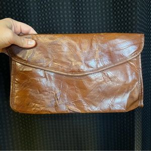 👝Vintage Brazilian Leather Handbag / Clutch